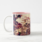 薄紫の写真のコーヒー・マグ ツートーンマグカップ (左)