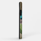 薄紫の原稿のモダンなヴィンテージのパリエッフェル塔 Case-Mate iPhoneケース (裏面/右)