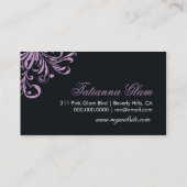 薄紫の名刺による311毛 名刺 (裏面)