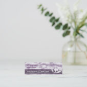 薄紫の夢のプロフィールカード スキニー名刺 (スタンド正面)