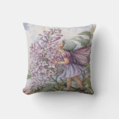 「薄紫の妖精」 クッション (正面)