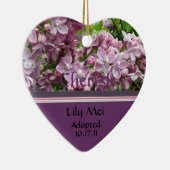 薄紫の採用の発表のオーナメント セラミックオーナメント (右)