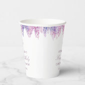 薄紫の最初の聖餐式 紙コップ (右)