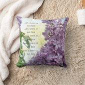 薄紫の枕 クッション (ブランケット)