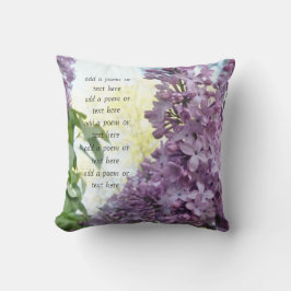 薄紫の枕 クッション