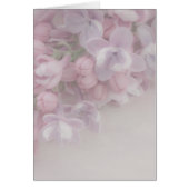 薄紫の花カード (正面)