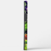 薄紫の花葉とモザイクで刻まれた熟成 Case-Mate iPhoneケース (裏面 / 右)