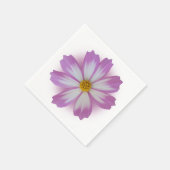 薄紫の花 スタンダードカクテルナプキン (角)