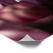 薄紫の花 ポスター (角)