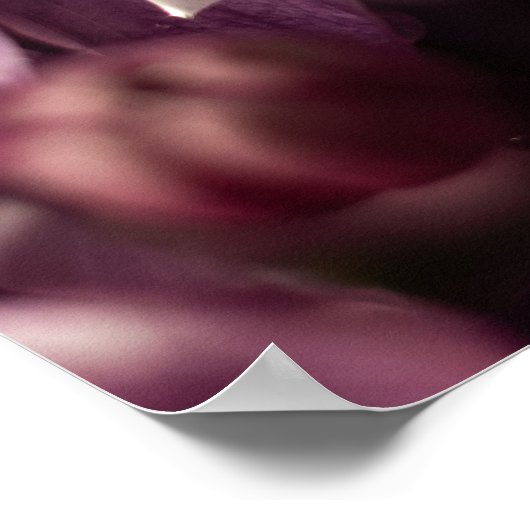 薄紫の花 ポスター (角)