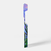 薄紫の虹彩、有名なモネ絵画ットの iPhoneケース (左側面)