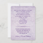 薄紫の誓の更新 招待状 (裏面)