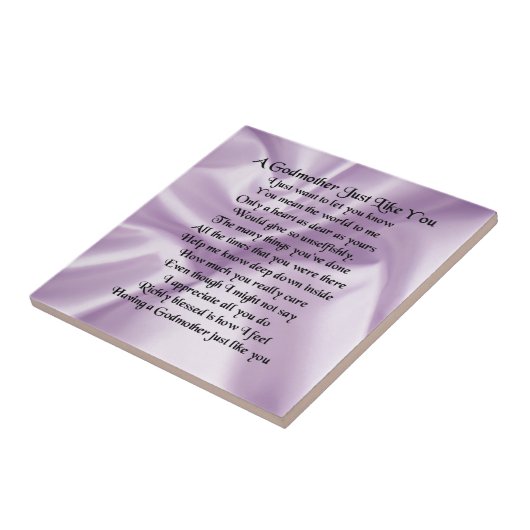 薄紫の 教母の詩 タイル (側面)