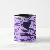 薄紫はパイントのマグを抽出します マグカップ (中央)