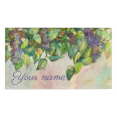 薄紫は水色を咲かす 名札 (正面)