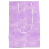 薄紫ひまわり母の日中抱き枕 ミディアムペーパーバッグ (裏面)