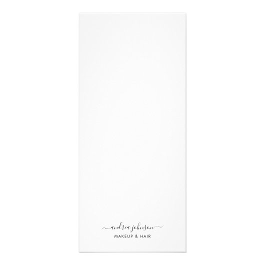 薄紫アイズ美しいメイクアップラッズサービス価格表 ラックカード (裏面)