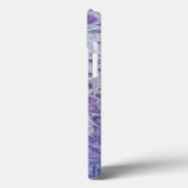 薄紫アクリル系流抽象芸術アート Case-Mate iPhoneケース (裏面 / 左)
