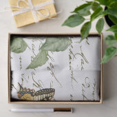 薄紫アゲハチョウバタフライフランスのスクリプトクラフト 薄葉紙 (ギフト)