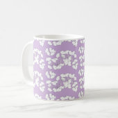 薄紫イチョウ コーヒーマグカップ (正面左)