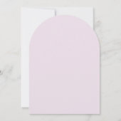 薄紫ウィステリアアーチ第1聖餐式 招待状 (裏面)