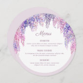 薄紫ウイステリアアーチラウンド メニュー (正面/裏面)