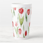 「薄紫エレガンスセラミックマグカップ」 カフェラテマグ (正面)