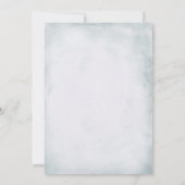 薄紫エレガントアンドホワイトローズウェディングシャワー 招待状 (裏面)