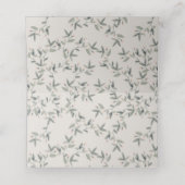 薄紫エレガントパープルフローラティーポット結婚カップ プレイスカード (内部開封)