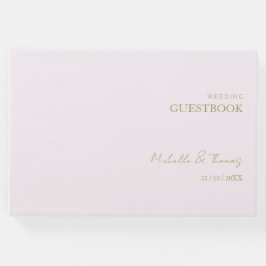 薄紫エレガントミニマル ゲストブック