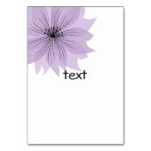 薄紫エレガント花 テーブルナンバー (裏面)