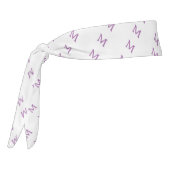 薄紫カスタムモノグラム タイヘッドバンド (回転270)