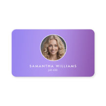 薄紫カスタムQR写真