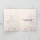 薄紫ガーデン誕生日カード カード (内部)