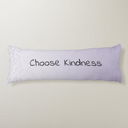 薄紫ガーリーパープル紙吹雪グラムグラデーション ボディピロー (正面)