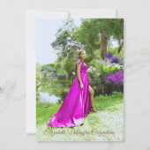 薄紫キンセニェラ招待状 招待状 (裏面)