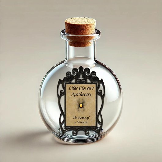 薄紫クロヴェンの薬局：女性のひげ シール