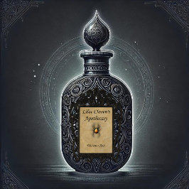 薄紫クローベンの薬局：火山灰 シール