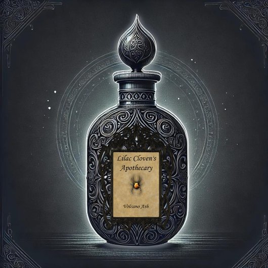 薄紫クローベンの薬局：火山灰 シール