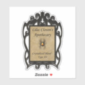 薄紫クローベンの薬局：結晶化した血液A+ シール (シート)