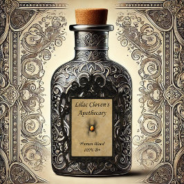 薄紫クローベン薬局：ヒト血液100% B+ シール