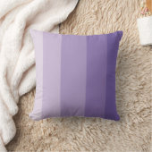 薄紫グラデーションストライプ クッション (ブランケット)