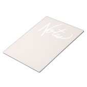 薄紫グレーのメモ帳（横線） ノートパッド (アングル)