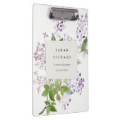 薄紫コテージガーデンフローラバンチビジネス クリップボード (右)