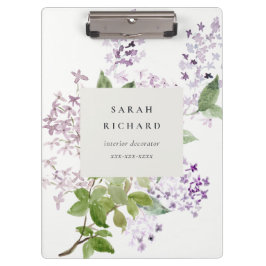 薄紫コテージガーデンフローラバンチビジネス クリップボード