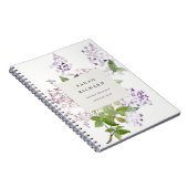 薄紫コテージガーデンフローラバンチビジネス ノートブック (右側)