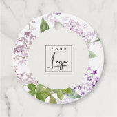 薄紫コテージガーデンフローラバンチロゴビジネス フェイバータグ (正面)