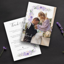 薄紫シェード花と枝の写真結婚ズ