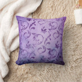 薄紫シャビーヴィンテージクッション クッション (ブランケット)