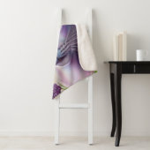 薄紫シャム猫薄紫花オンティール（緑がかった色） シェルパブランケット (インサイチュ)